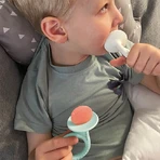 BabyOno, силіконовий прорізувач для зубів, равлик, білий, від народження, 1 шт.: ціни та характеристики