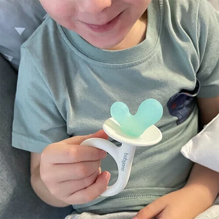 BabyOno, силіконовий прорізувач для зубів, равлик, білий, від народження, 1 шт.: ціни та характеристики