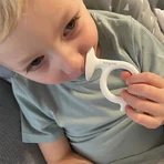 BabyOno, силіконовий прорізувач для зубів, равлик, білий, від народження, 1 шт.: ціни та характеристики