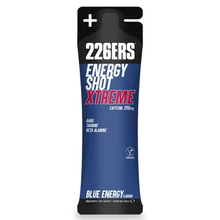 226Ers Energy Shot Stick Xtreme Caffeine, энергетический шот с кофеином, синий энергетик, 60 мл