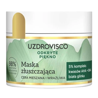 Uzdrovisco Discovered Beauty, отшелушивающая маска, комбинированная и чувствительная кожа, 40 мл