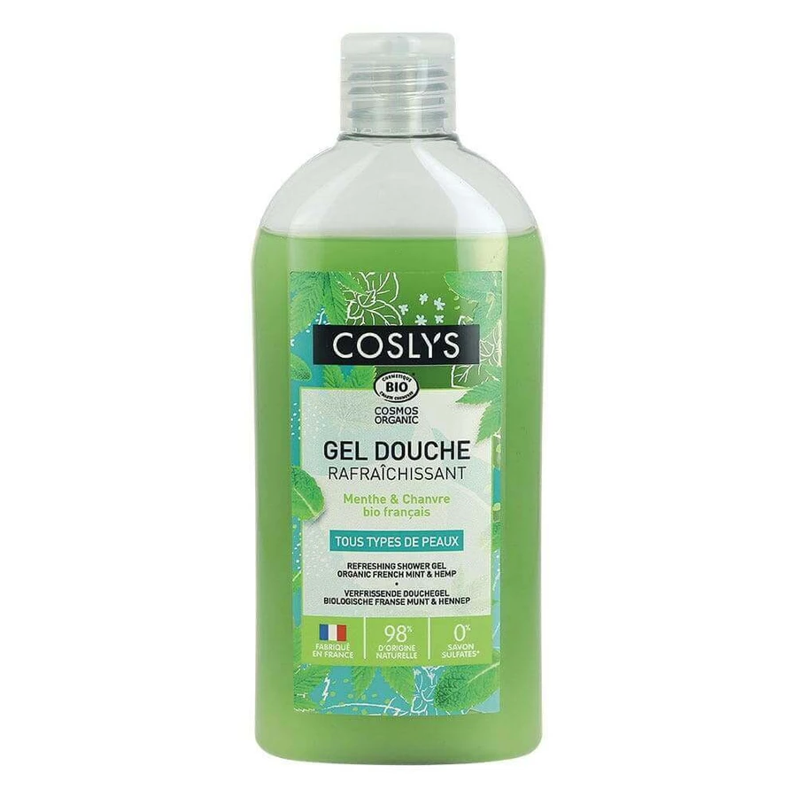 Coslys Рослинна очищуюча основа органічного гелю для душу М'ята та коноплі 250 мл: ціни та характеристики