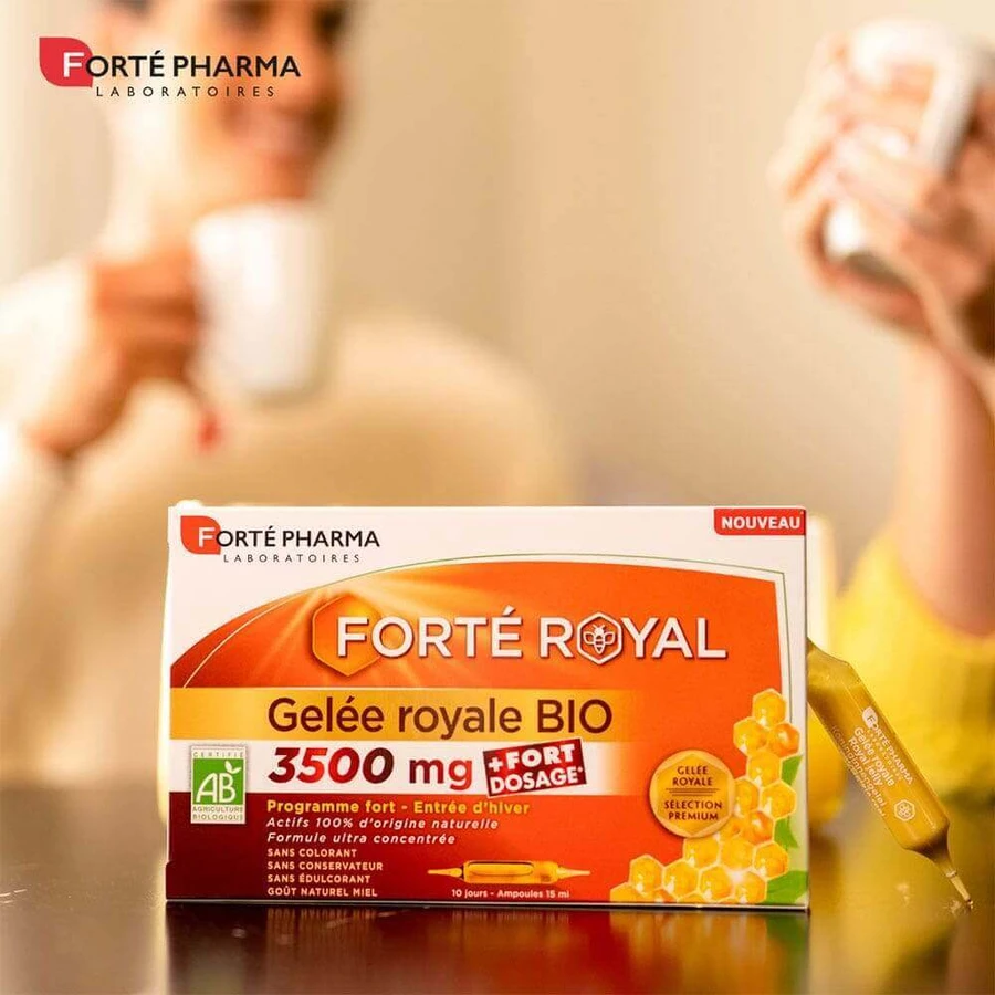 Forté Pharma Forté Royal Organic Royal Jelly 3500 мг 10 ампул: цены и характеристики