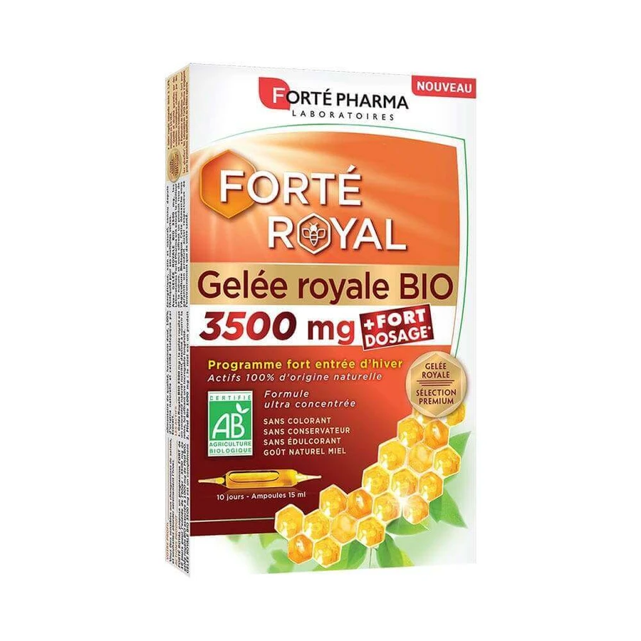Forté Pharma Forté Royal Organic Royal Jelly 3500 мг 10 ампул: цены и характеристики