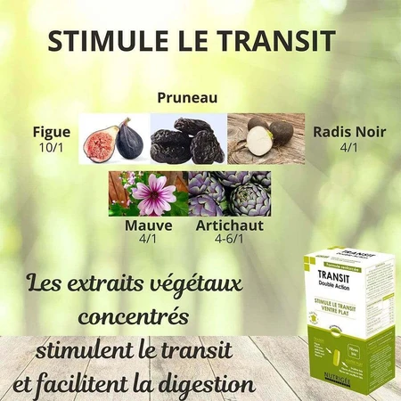 Nutrigée Double Action Transit Formulas Renforcée 60 таблеток: цены и характеристики