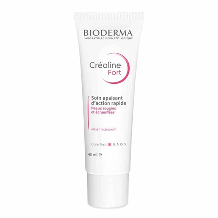 Заспокійливий крем для почервонілої шкіри з відчуттям тепла Bioderma Crealine 40мл: ціни та характеристики