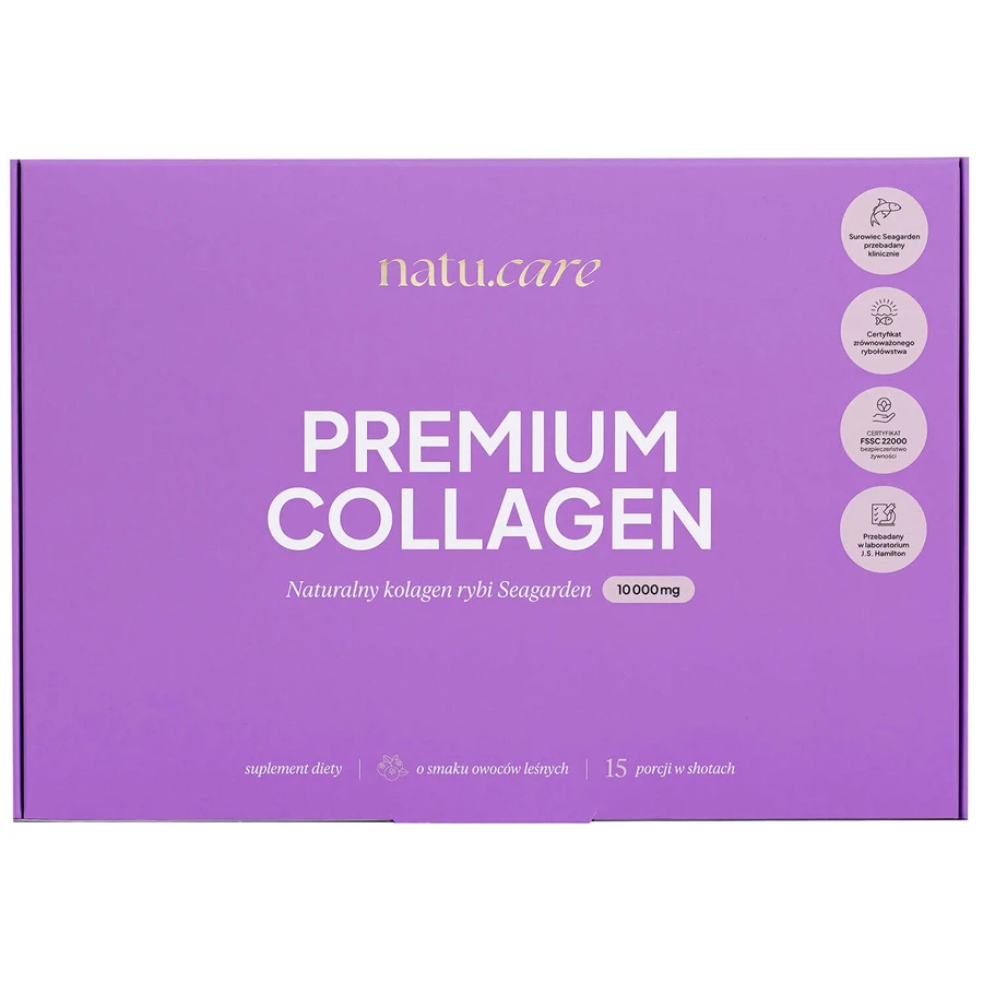 Natu.Care Premium Collagen Shot 10000 мг, со вкусом лесных фруктов, 30 мл х 15 шт.: цены и характеристики