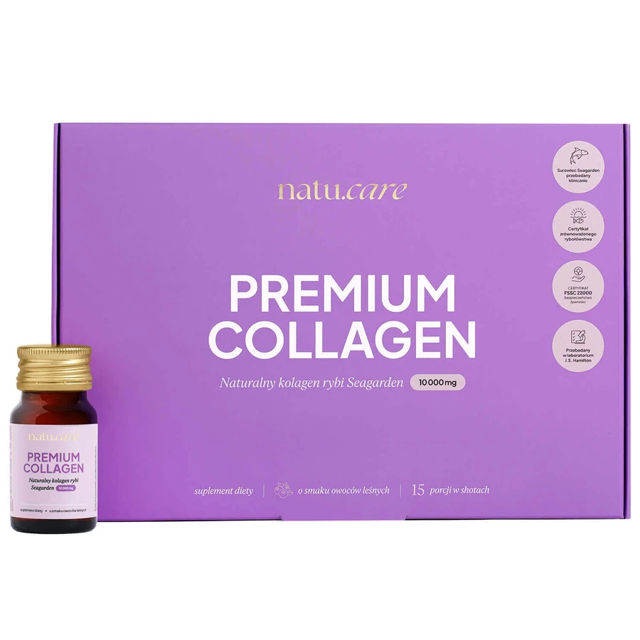 Natu.Care Premium Collagen Shot 10000 мг, со вкусом лесных фруктов, 30 мл х 15 шт.: цены и характеристики