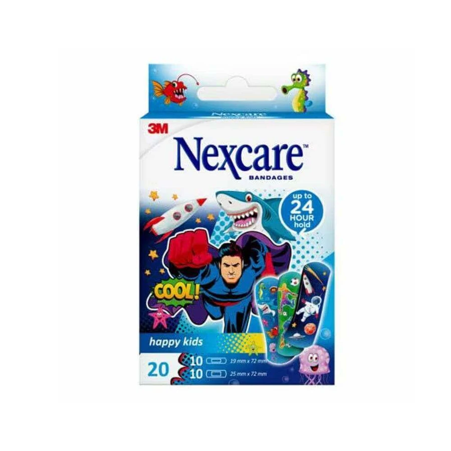 Nexcare Happy Kids Пов'язки для хлопчиків X20: ціни та характеристики