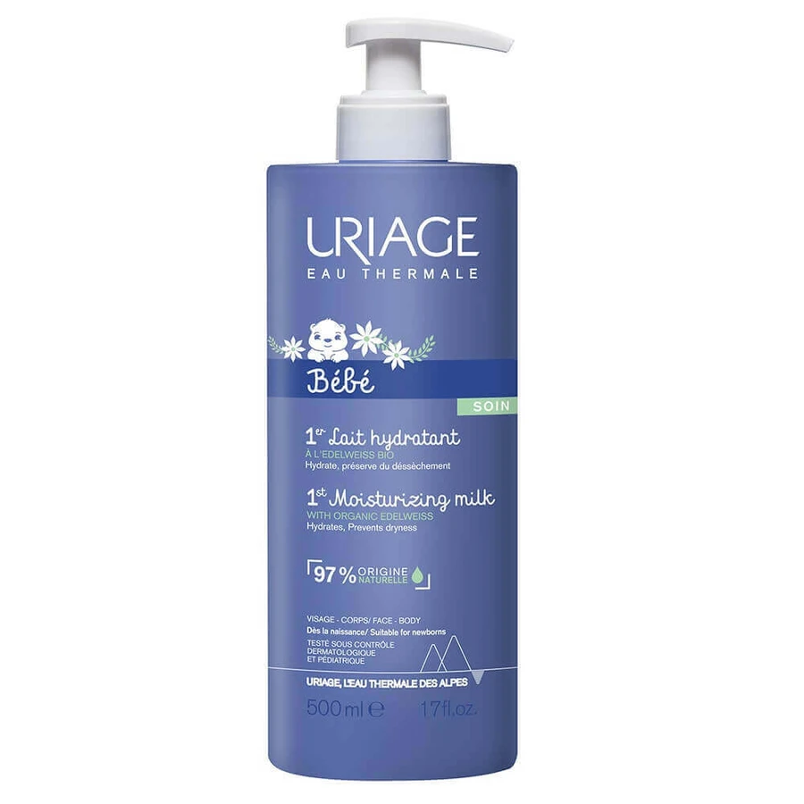 Uriage Baby Увлажняющее молочко для лица и тела Bebe 1er Lait - Uriage 500 мл: цены и характеристики