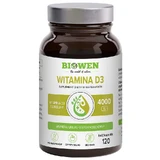 Biowen Вітамін D3, 120 капсул