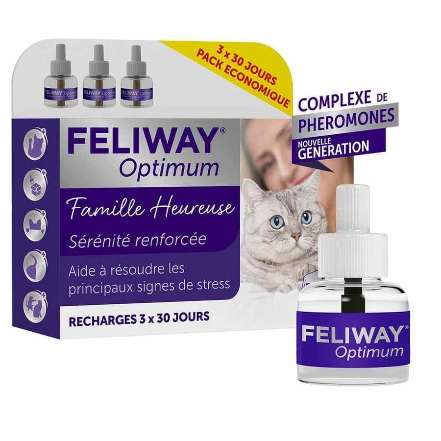 Feliway Optimum Serenity Renforcée Happy Family Kit 3x48ml: цены и характеристики
