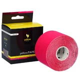 YellowSport YellowTape, лента для кинезиотейпирования, розовая, 5 см x 5 м