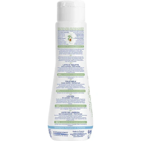 Mustela Очищающее молочко без ополаскивания для нормальной кожи 200 мл: цены и характеристики