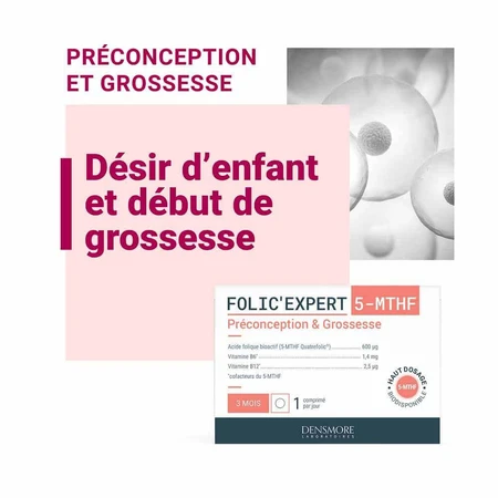 Фолиевая кислота Densmore Folic'expert 5-MTHF до зачатия и во время беременности, 90 таблеток: цены и характеристики