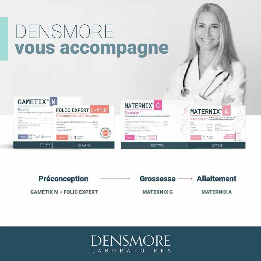 Фолиевая кислота Densmore Folic'expert 5-MTHF до зачатия и во время беременности, 90 таблеток: цены и характеристики