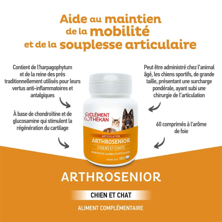 Clement-Thekan Senior Dog Joint 60 Tablets: цены и характеристики