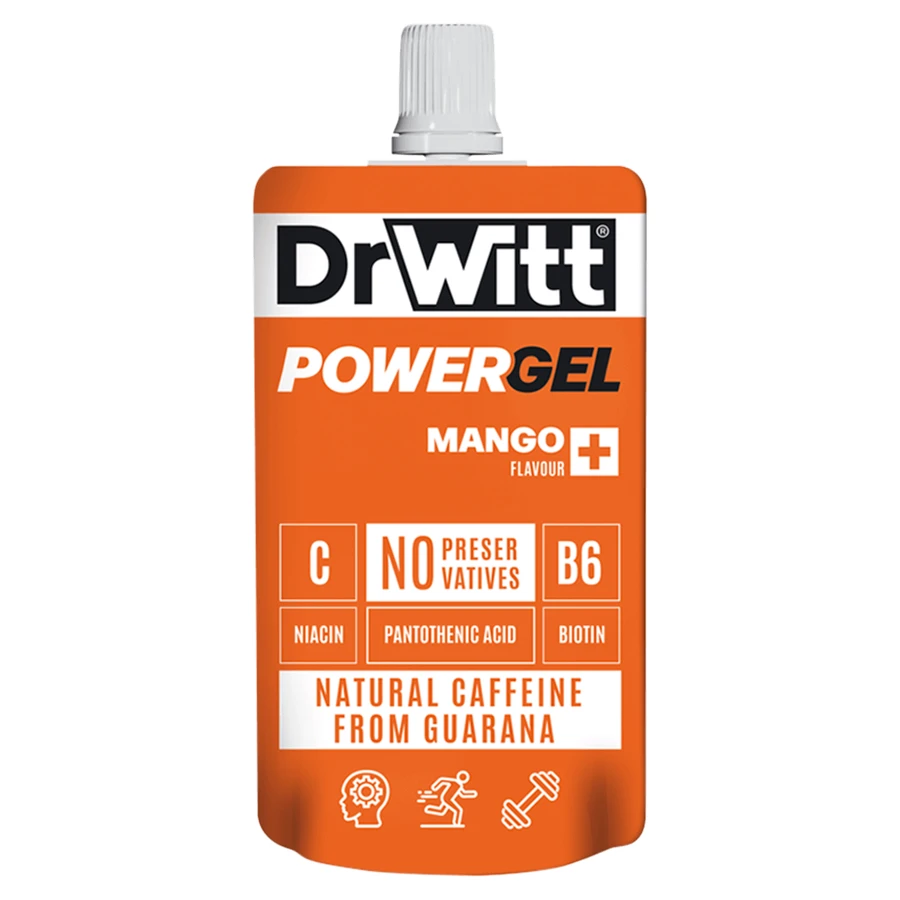 DrWitt Powergel, енергетичний гель, манго, 100 г: ціни та характеристики
