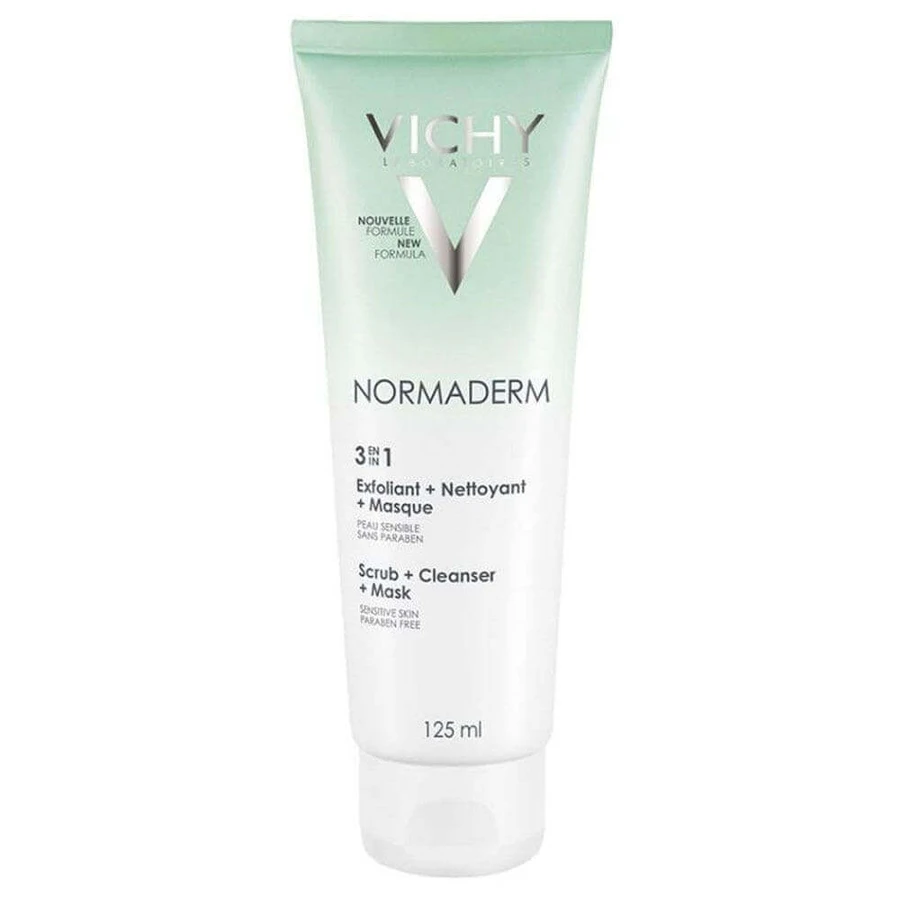 Vichy Normaderm Очищающее средство 3в1 для чувствительной кожи 125 мл: цены и характеристики