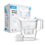 Dafi Mila Led, фільтр-глечик, білий, 3 л + фільтр Unimax, 1 шт.