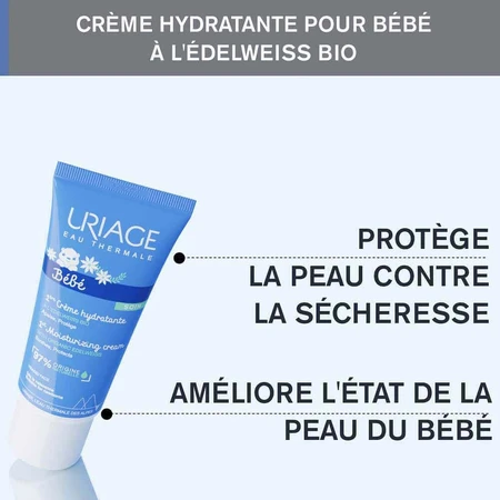 Uriage Bébé 1ère Crème Гідрозахисний крем для обличчя 40 мл: ціни та характеристики