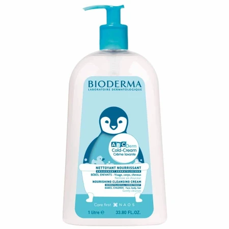 Біодерма Abcderm Поживний крем від застуди для немовлят та дітей 1л: ціни та характеристики