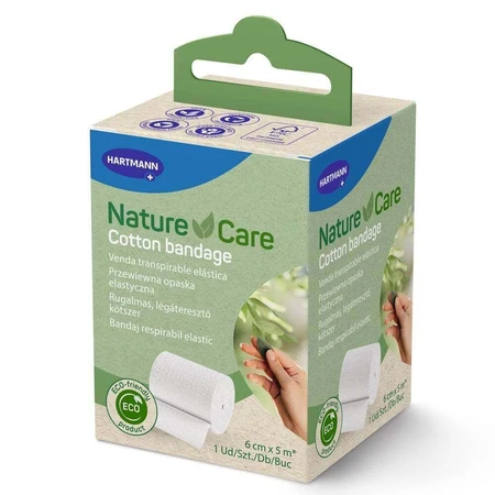 Hartmann Nature care 100% бавовняний м'який бинт 5м: ціни та характеристики