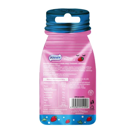Dosfarm Drage răcoritoare cu vitamina C, mix de arome, 6 x 16 g: цены и характеристики