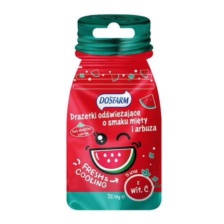 Dosfarm Drage răcoritoare cu vitamina C, mix de arome, 6 x 16 g: цены и характеристики