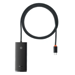 Переходник Baseus Lite Series HUB USB Type C - 4x USB 3.0 1m черный (WKQX030401)