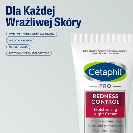 Cetaphil Pro Redness Control, зволожуючий крем для рук, чутливий шар, 50 мл + зволожуючий крем для обличчя з кислотою гіалуроновою, зволожуючий крем для рук, 48 мл безкоштовно: ціни та характеристики