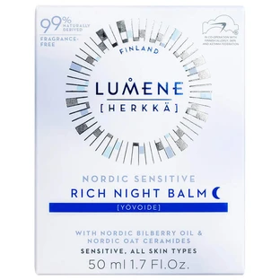 Lumene Nordic Sensitive Herkka, насичений нічний лосьйон, 50 мл