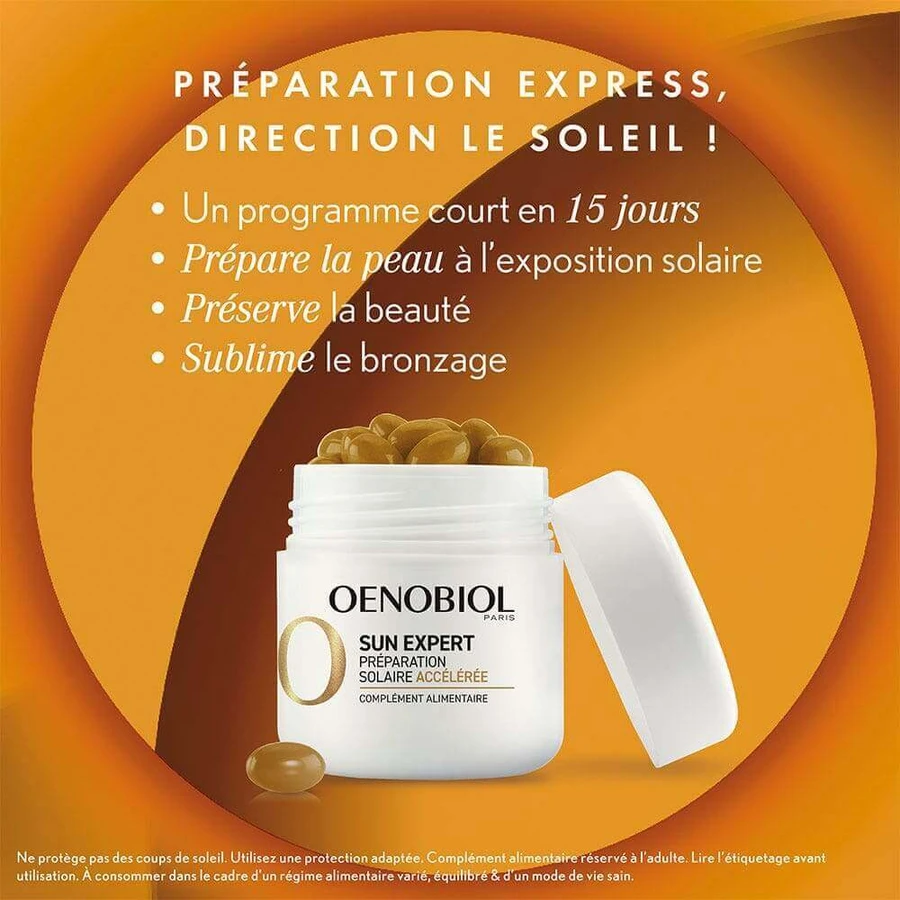 Энобиол Sun Expert Ускоренный препарат для загара 15 капсул: цены и характеристики