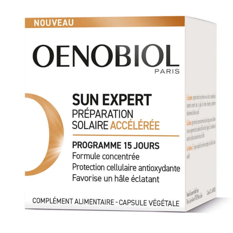 Энобиол Sun Expert Ускоренный препарат для загара 15 капсул: цены и характеристики