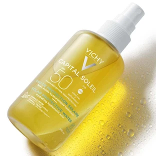 Vichy Ideal Soleil Защитная увлажняющая вода Sp30 200 мл