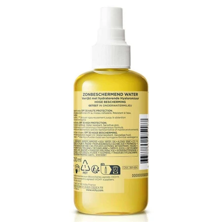 Vichy Ideal Soleil Защитная увлажняющая вода Sp30 200 мл: цены и характеристики