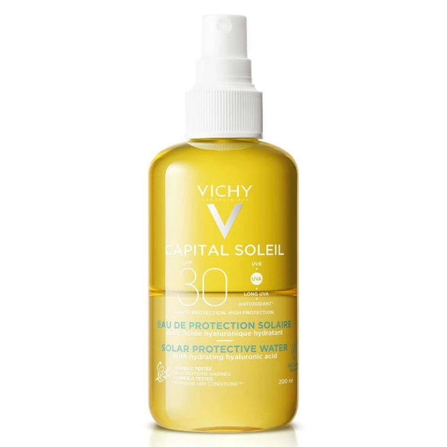 Vichy Ideal Soleil Защитная увлажняющая вода Sp30 200 мл: цены и характеристики