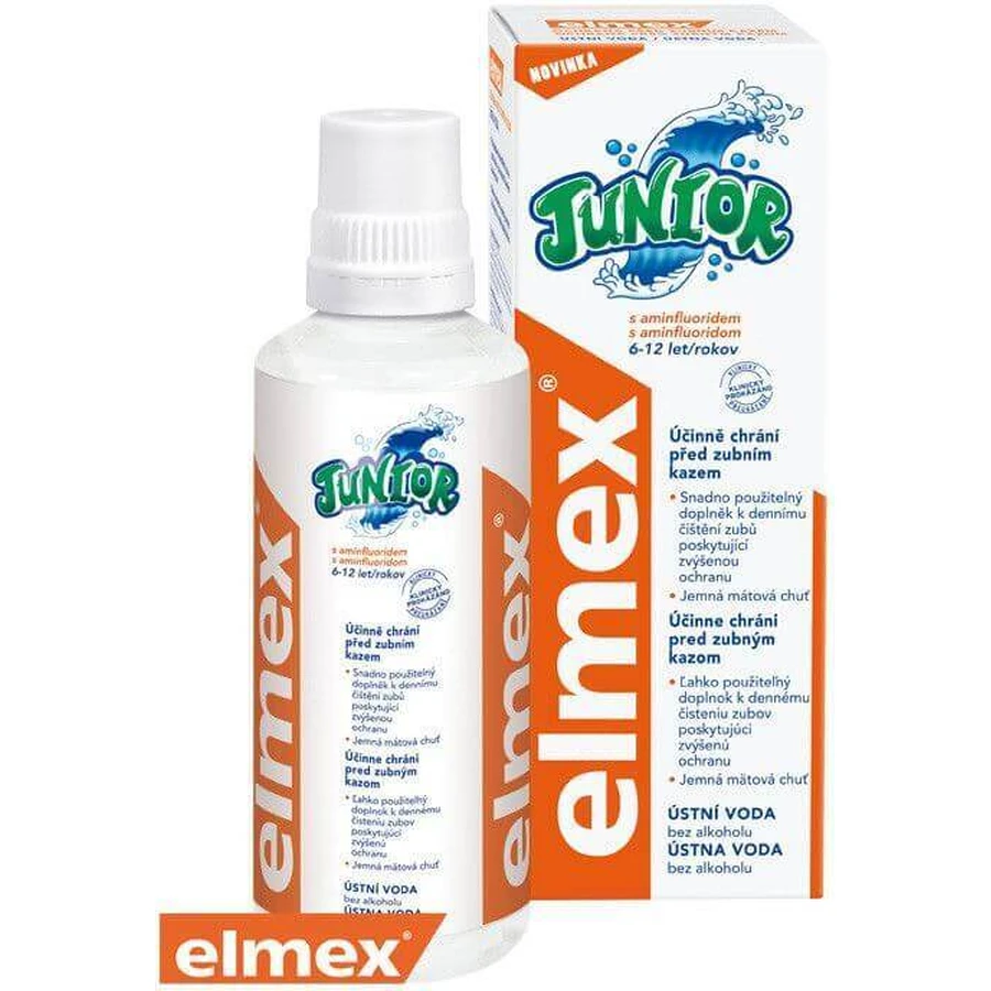 Elmex JUNIOR Ополаскиватель для рта 400 мл: цены и характеристики
