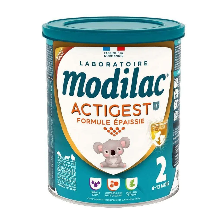 Modilac Актигест Сухе молоко згущене Формула 2 від 6 до 12 місяців 800 г: ціни та характеристики
