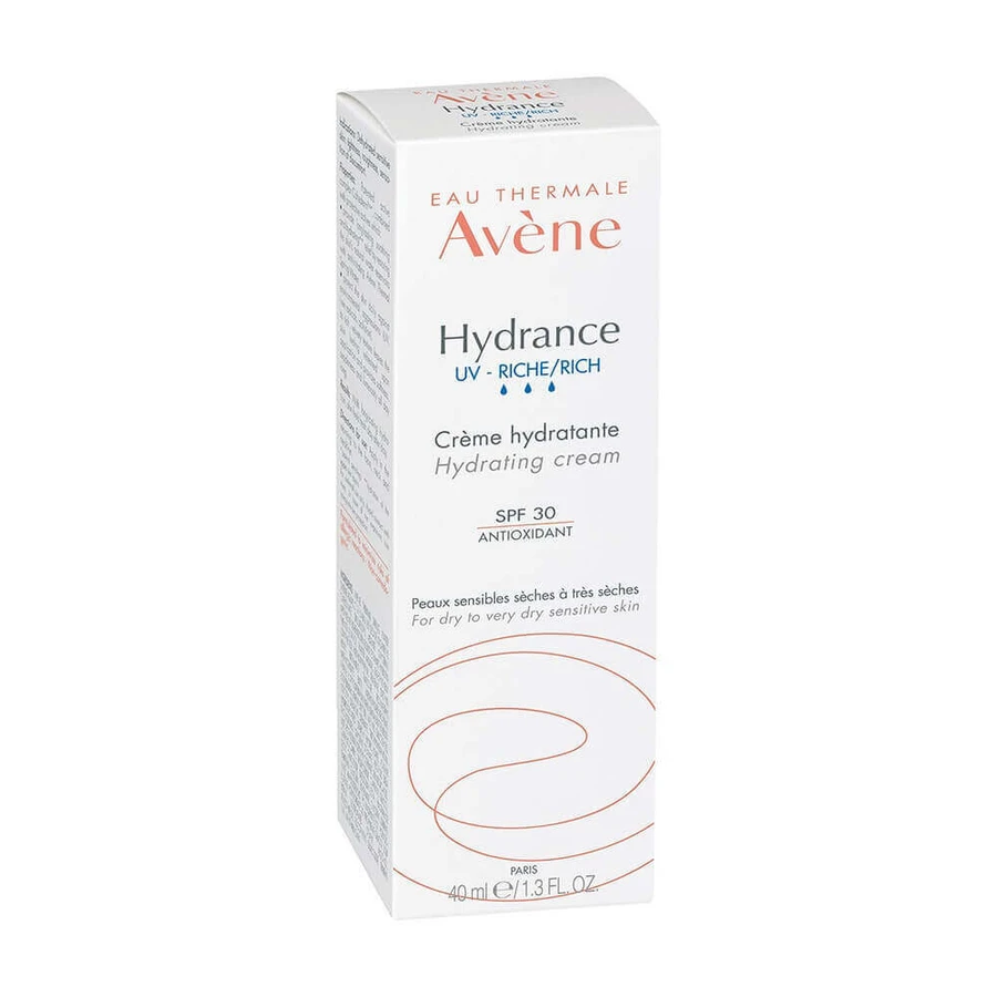 Avène Hydrance Rich Cream SPF30 для чувствительной сухой и очень сухой кожи 40 мл: цены и характеристики