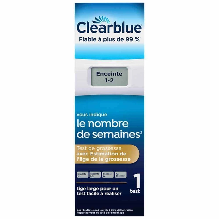 Цифровой тест на беременность Clearblue с указанием предполагаемого срока беременности 1 тест: цены и характеристики