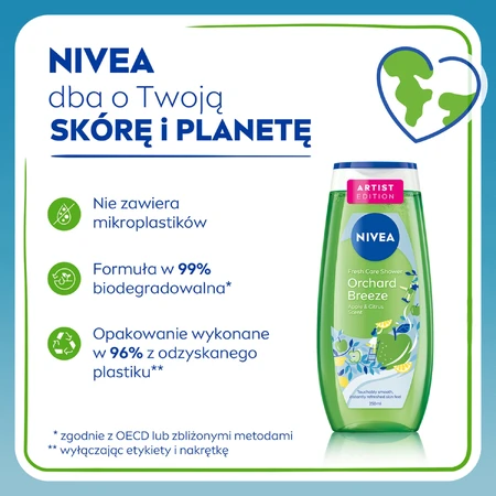 Nivea, Гель для душа, Фруктовый бриз, 250 мл: цены и характеристики