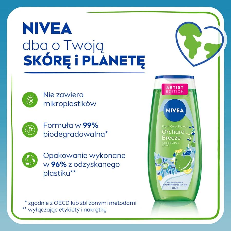 Nivea, Гель для душа, Фруктовый бриз, 250 мл: цены и характеристики