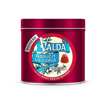 Valda Жвачка без сахара Красные фрукты 140 г: цены и характеристики
