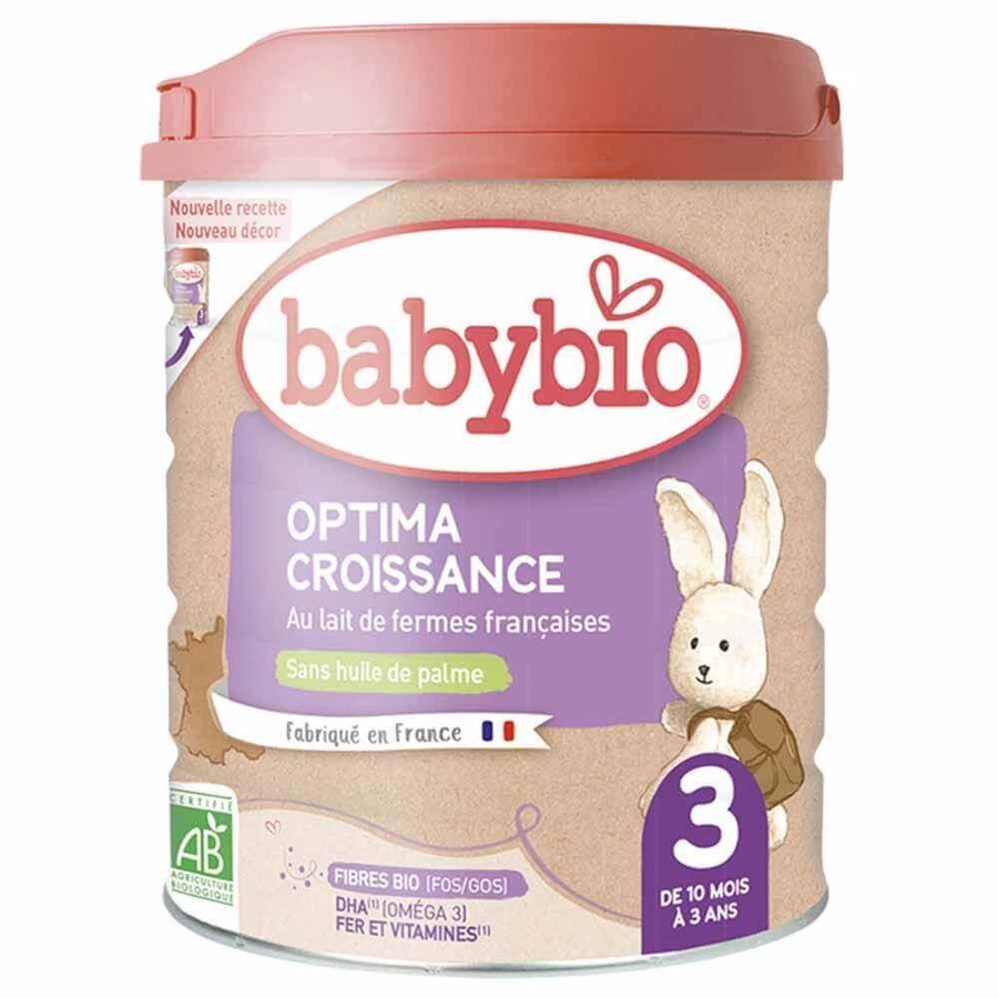 Сухе молочне харчування Babybio Optima 3 Зростання від 10 місяців до 3 років 800г: ціни та характеристики