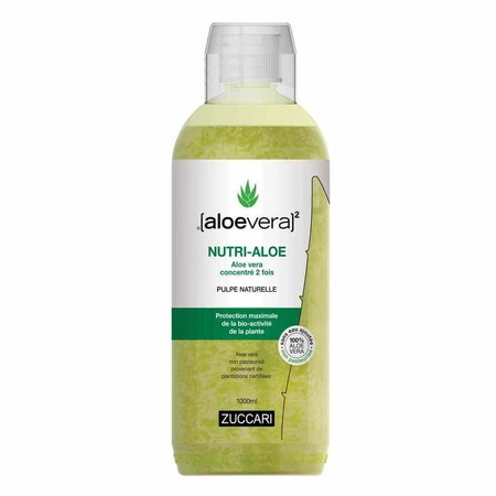 Naturancia [aloevera]2 Zuccari Nutri Чистий непастеризований сік алое вера без додавання води x 2 концентрати 1 літр: ціни та характеристики