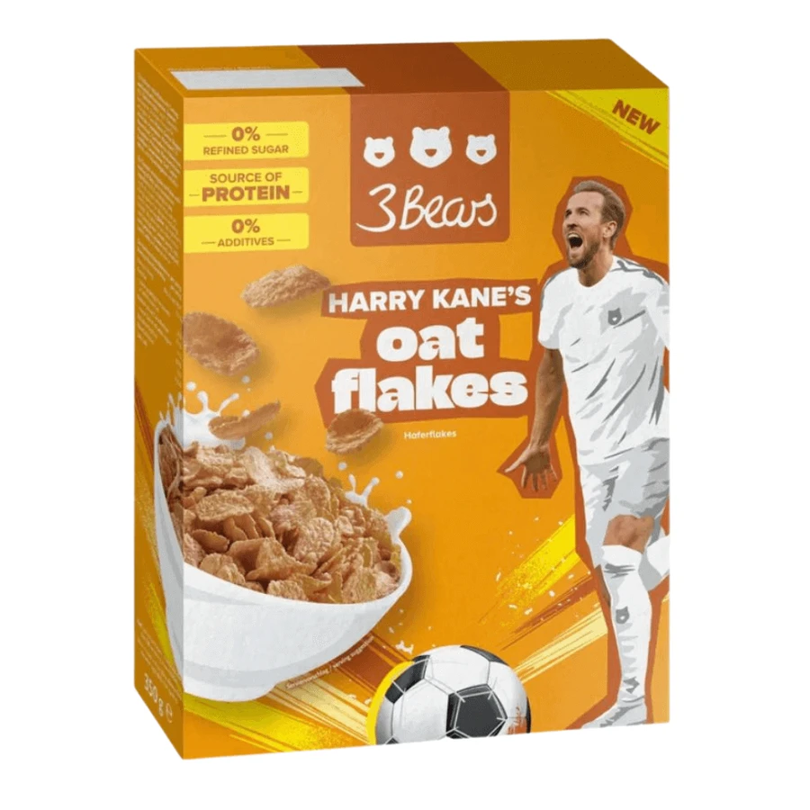 Вівсяні пластівці Harry Kane, 350 г, 3Bears: ціни та характеристики