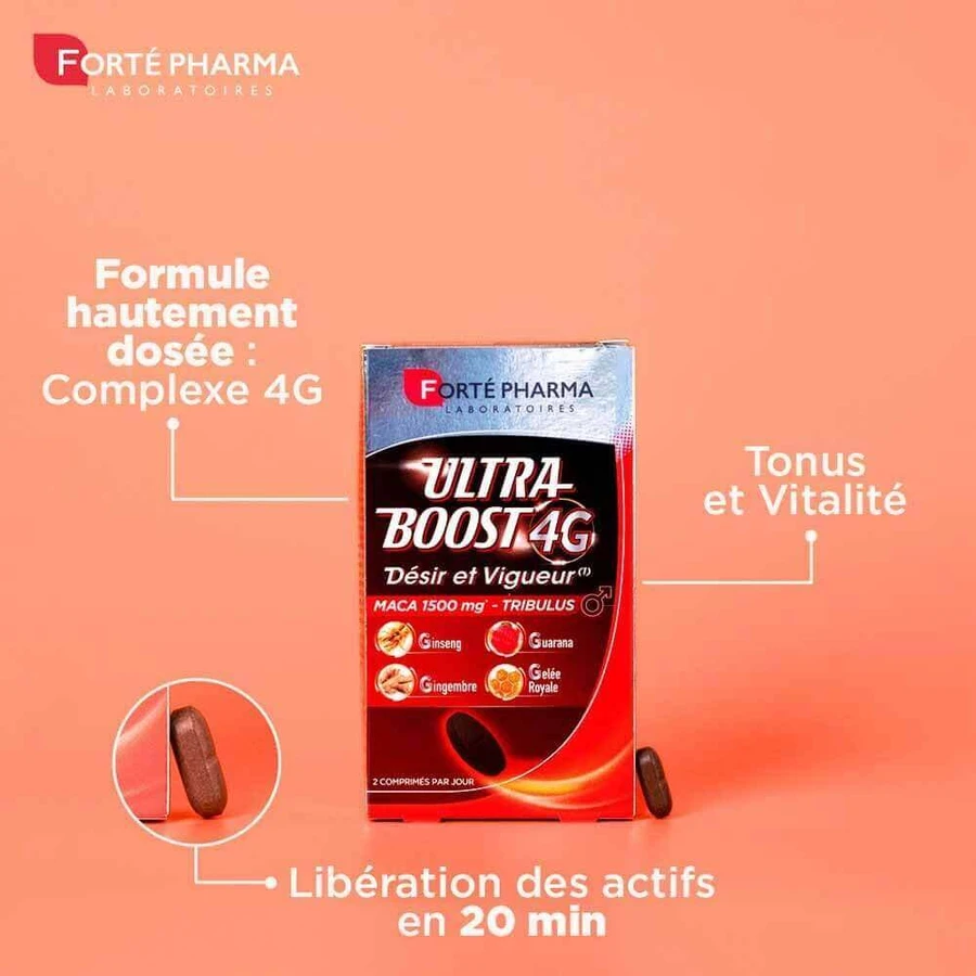 Forté Pharma Ultra Boost 4G Бажання та сила 30 таблеток: ціни та характеристики