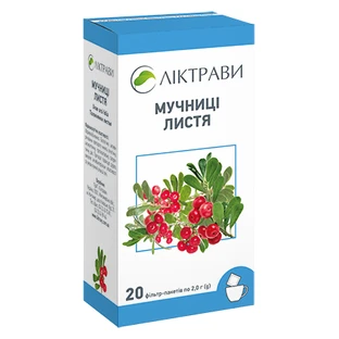 Мучниці листя 2 г фільтр-пакет, в пачці з внутр. пакетом №20