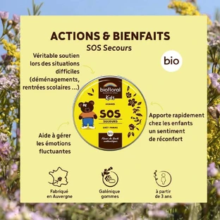 Biofloral Детская жевательная резинка SOS Bio 45 г
